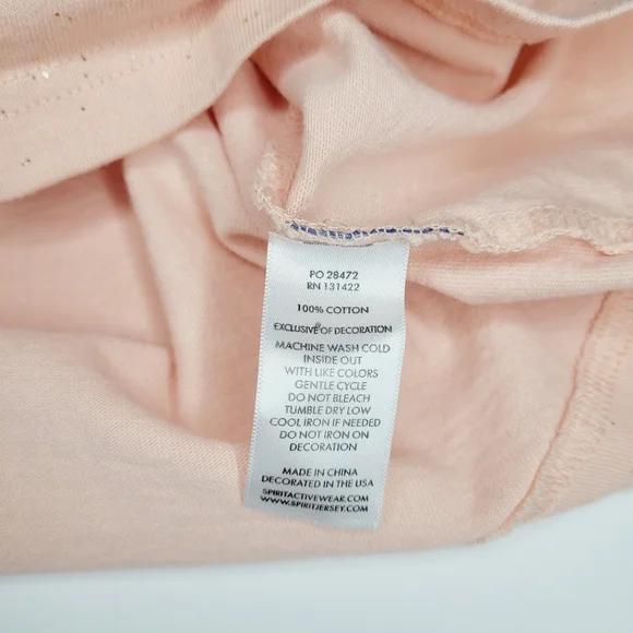 Spirit Jersey Sweater Women's Medium Peach Camelback Resort Casual Summer Fun - Picture 9 of 9